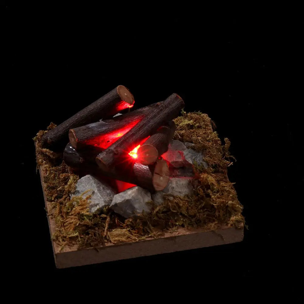 Micro Landscape Bonfire Miniatures Campfire Fairy Garden Décor