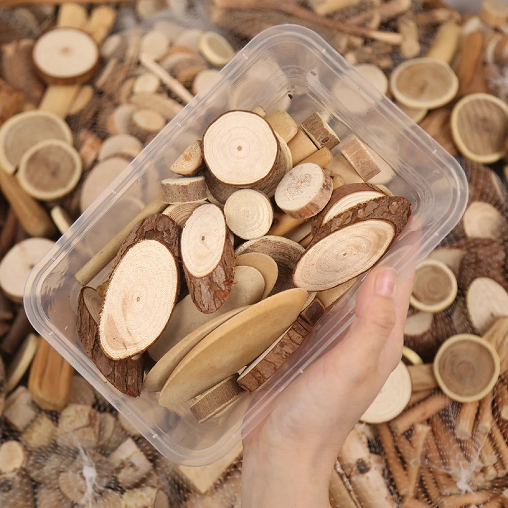 DIY natural log block set box
