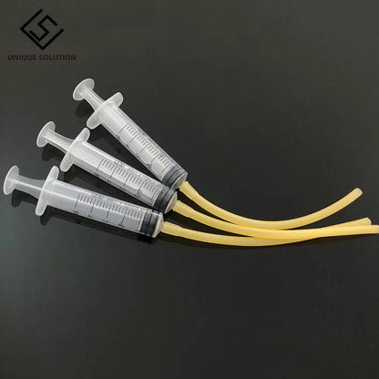 3pcs Pet Oral Feeding Syringe with 12cm Latex Tube