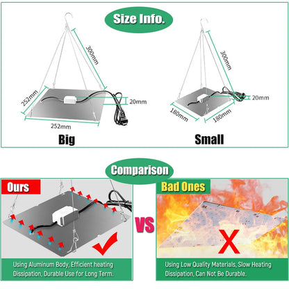 LED 1000W/2000W Full Spectrum Hydroponic Growing Lamp