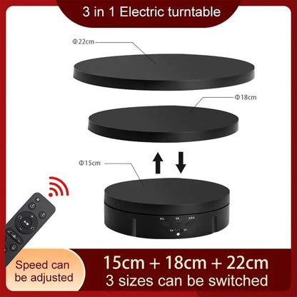 3 Speeds Electric Rotating Visualizer 360°