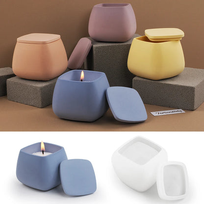Silicone Mold DIY With Lid Jewelry Storage Box