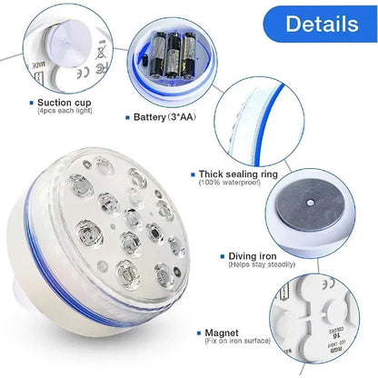 Night Lamp for Pond Pool Aquarium