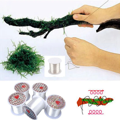 Moss Line Binding Transparent Nylon
