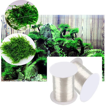Moss Line Binding Transparent Nylon