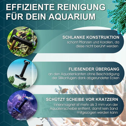 long Magnet Brush Aquarium cleaning tool