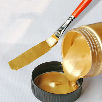 100ml Gold Acrylic Waterproof Metallic Color