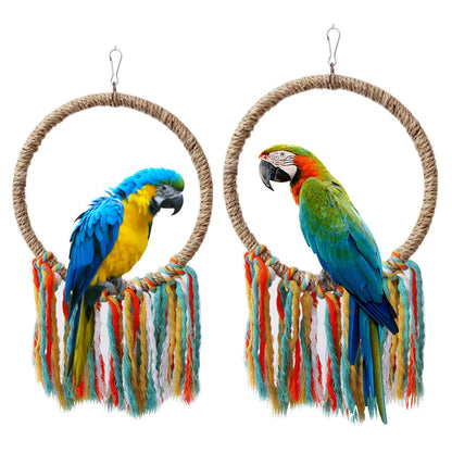 Parrot Hanging Cage Swing