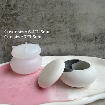 DIY Round Storage Silicone Mold